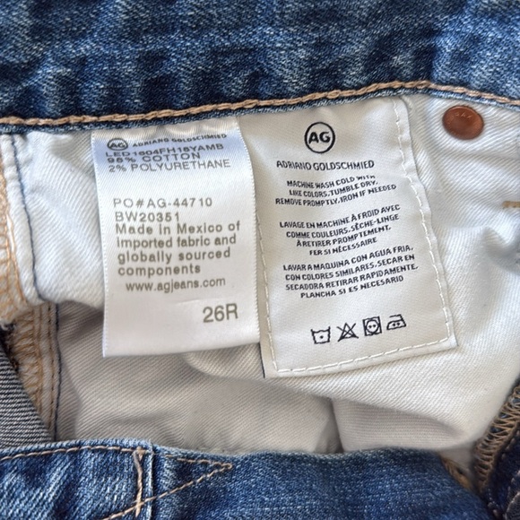 AG Adriano Goldschmied NIKKI Bermuda Shorts Womens Size 26 9” Inseam Raw Cut Hem - Picture 12 of 12